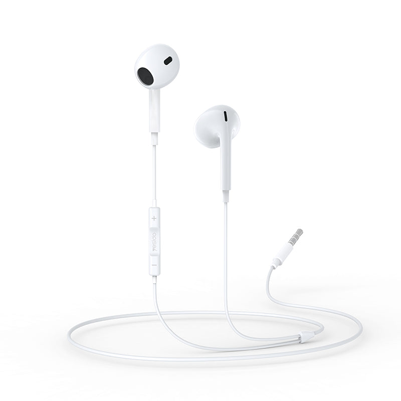 EARPHONE YESIDO YH39 WHITE