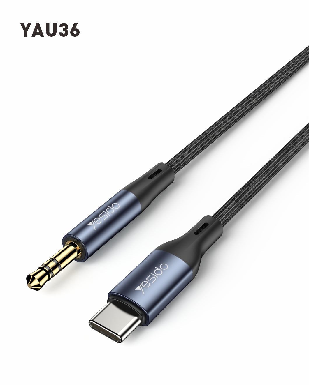 Aux cable YESIDO YAU36 BLACK