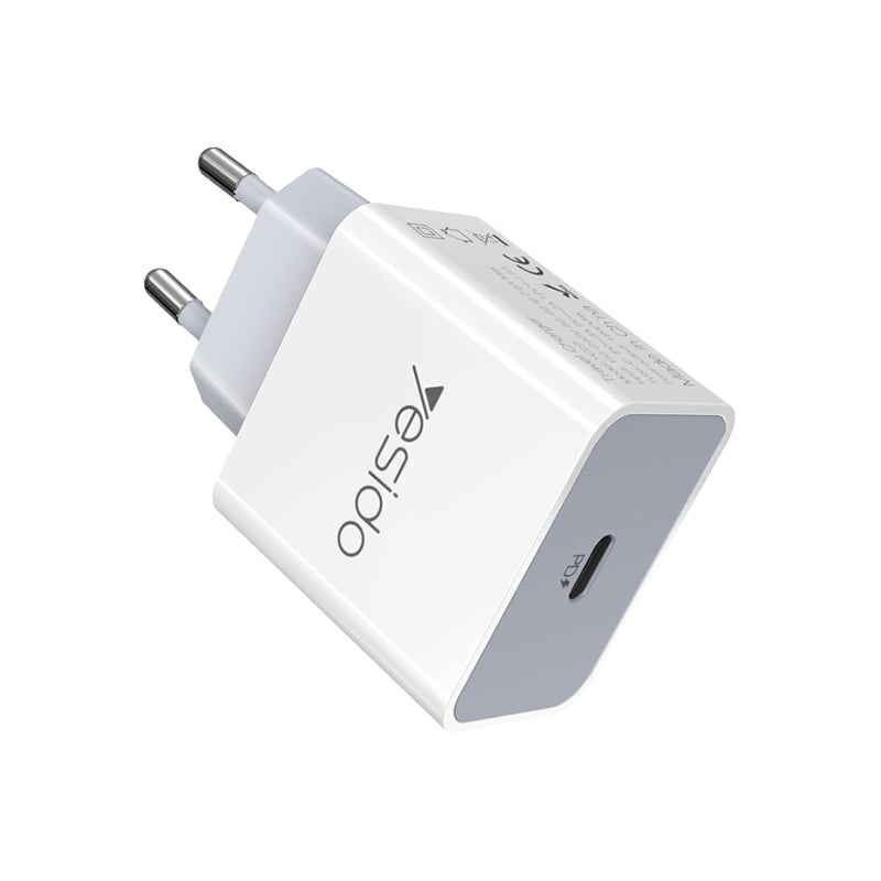 18W PD QUICK CHARGER TYPE-C OUTPUT YC27(EU) NO CABLE