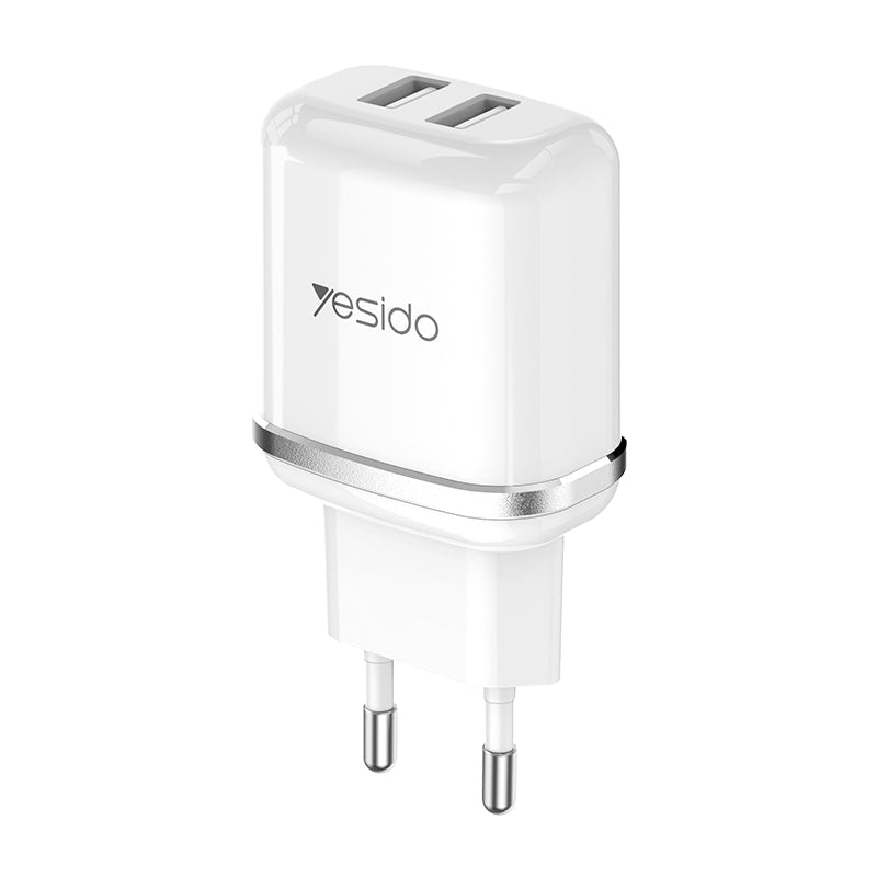 2 USB Ports Travel Charger YC26(EU) WITH MICRO CABLE