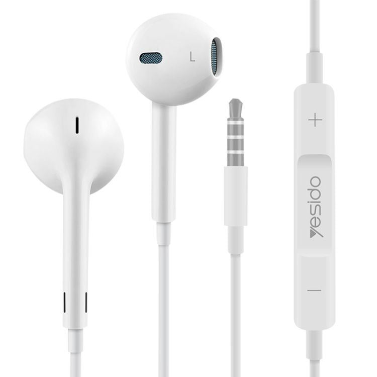 EARPHONE YESIDO YH09 WHITE