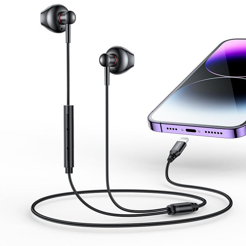 Lihgtning Aluminum Alloy Earphone (Directly use) YH48