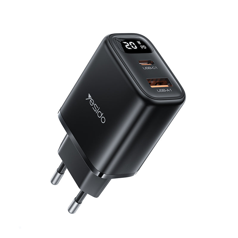Digital display 20W EU Home charger YC68