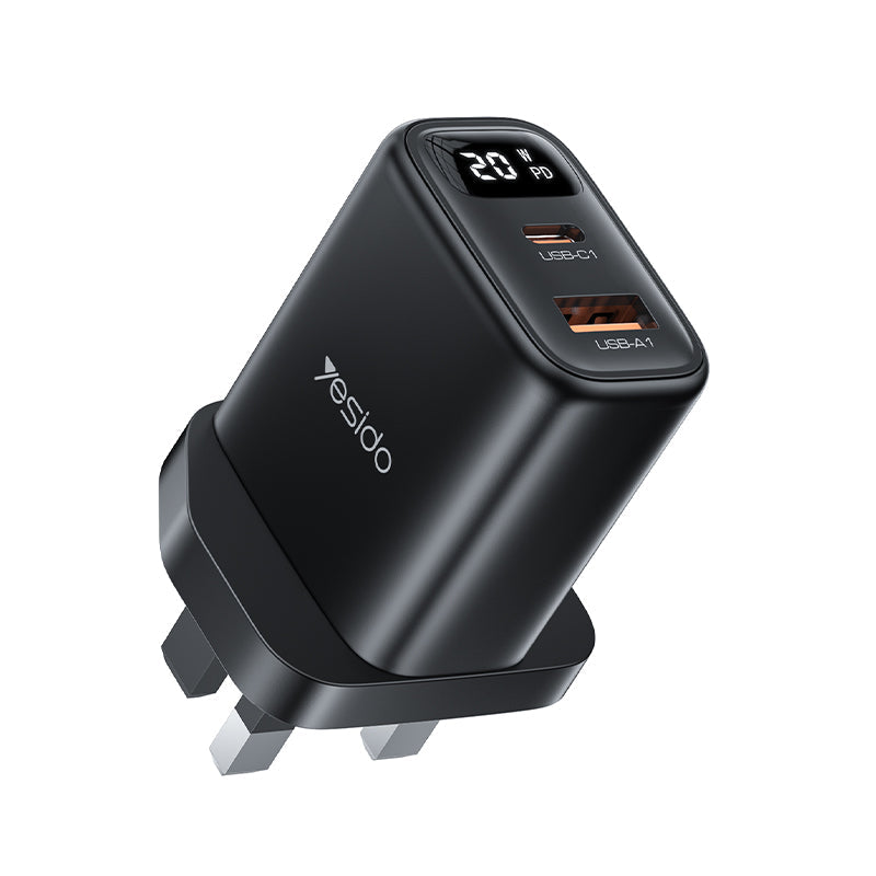 Digital display 20W UK Home charger YC87