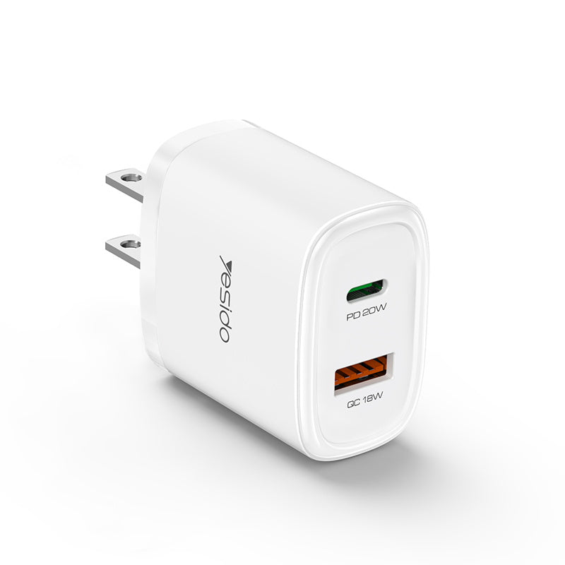 QC3.0  PD20W USBA+C Fast charger YC48U