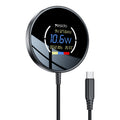 Digital display magnetic wireless charger DS28