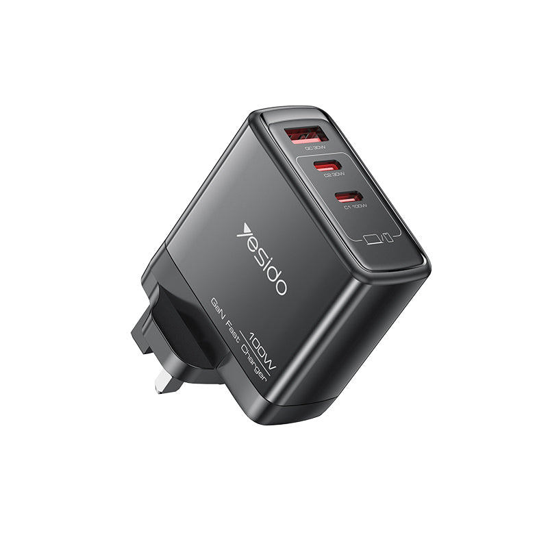 GaN charger  A+C+C 100W-UK YC95