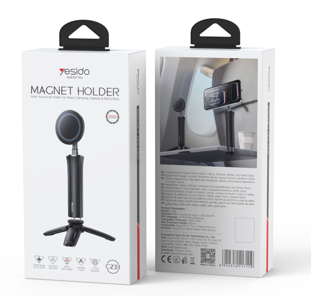 HOLDER YESIDO C233 BlACK