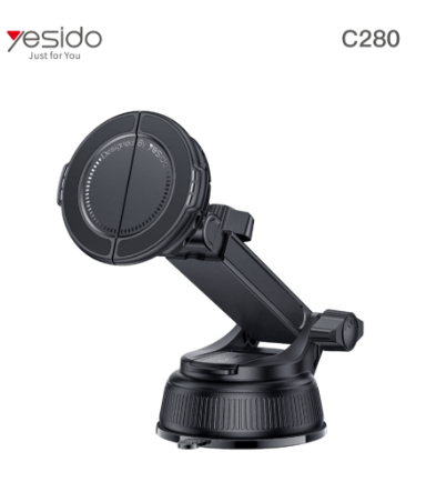 Suction cup and Magsafe clip 2 in 1 stand C280