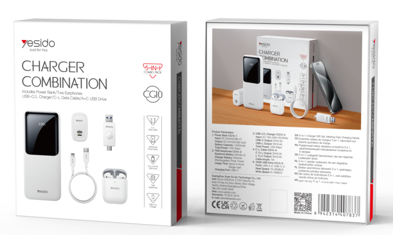 Charger  Combination Gift Box Set CG10-EU
