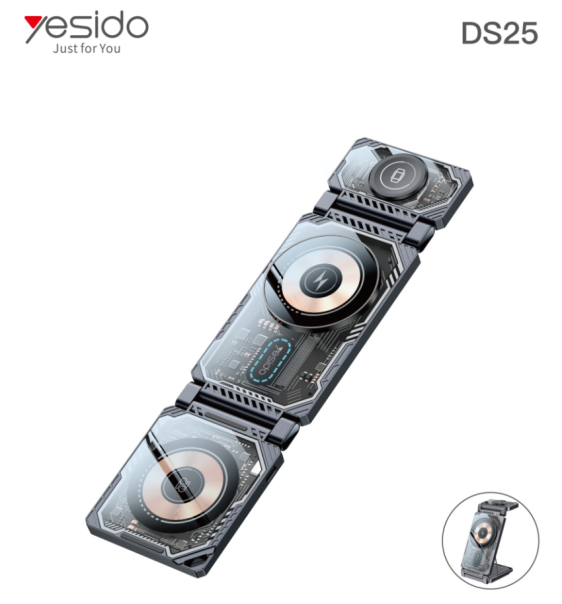 Wireless Charger YESIDO DS25 GRAY