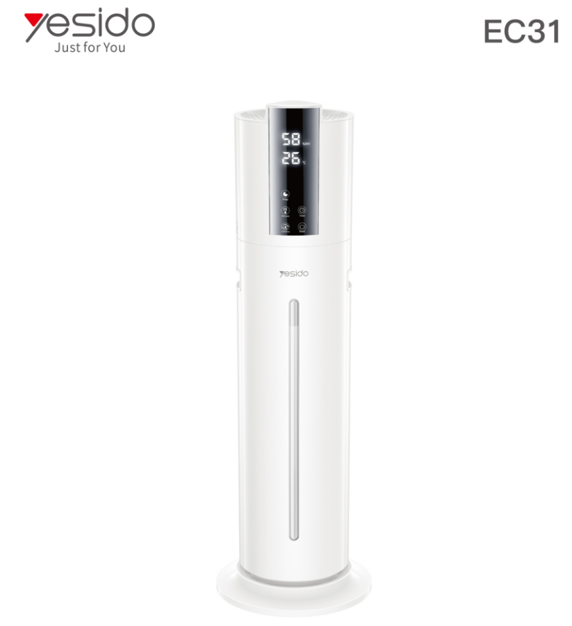 Ultrasonic humidifier
 YESIDO EC31- EU WHITE