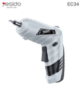 SCREWDRIVER SETELECTRIC&CORDLESS YESIDO EC34 WHITE
