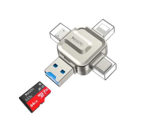 USB3.0 4IN1 Card reader GS23
