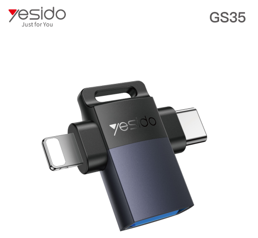 OTG type-C/ Lightning to USB-A GS35