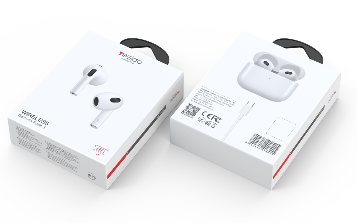 AIRPOD YESIDO JB26 WHITE