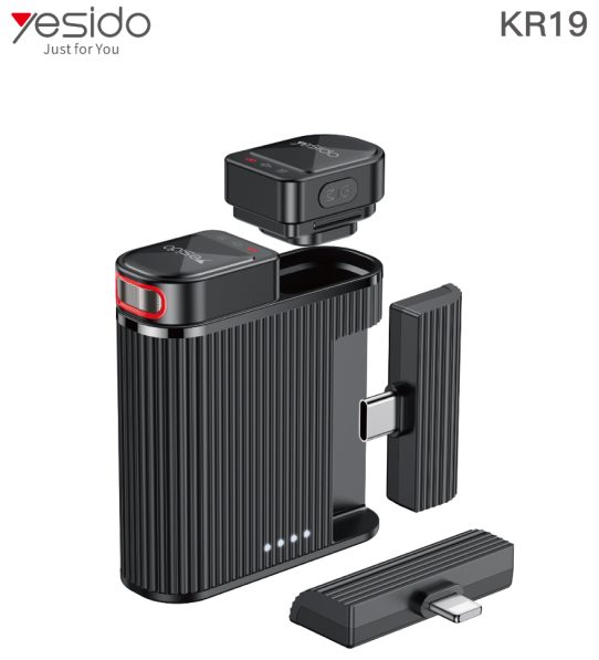 Wireless Microphone YESIDO KR19 BLACK