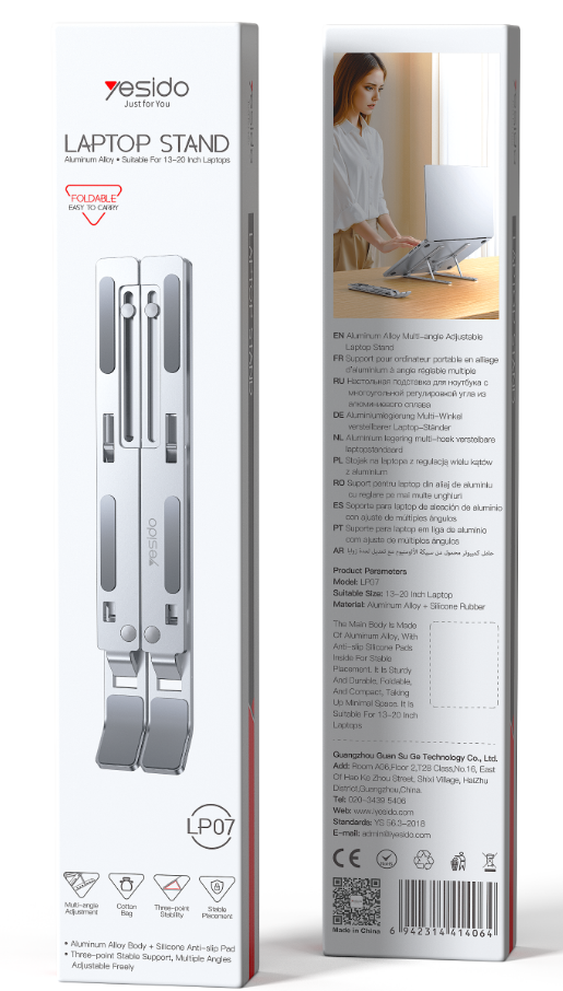 HOLDER YESIDO LP07 SILVER