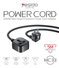 EU floor extension cord  5M MC33