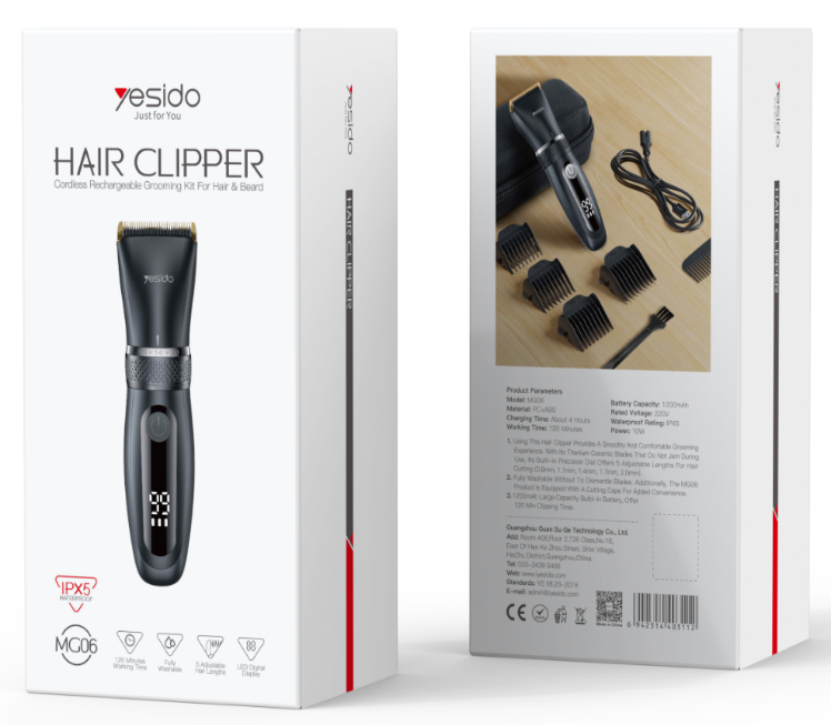 ELECTRIC SHAVER   YESIDO MG06 BLACK