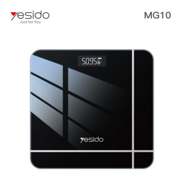 SCALE BODY WEIGHT YESIDO MG10 BLACK