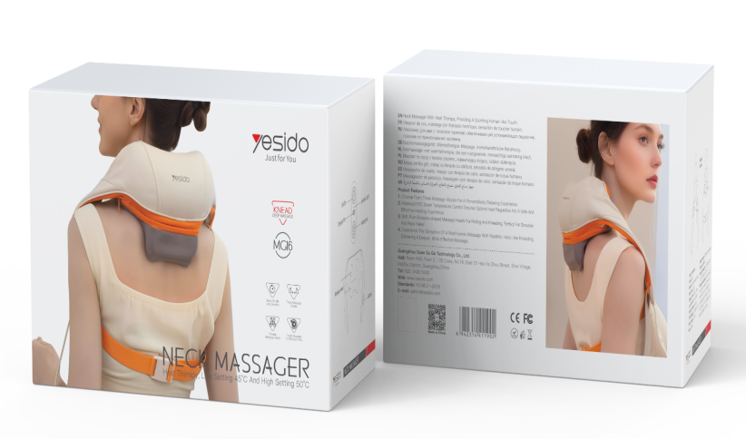 Shoulder and Neck Kneading Massager YESIDO MG16 ORANGE