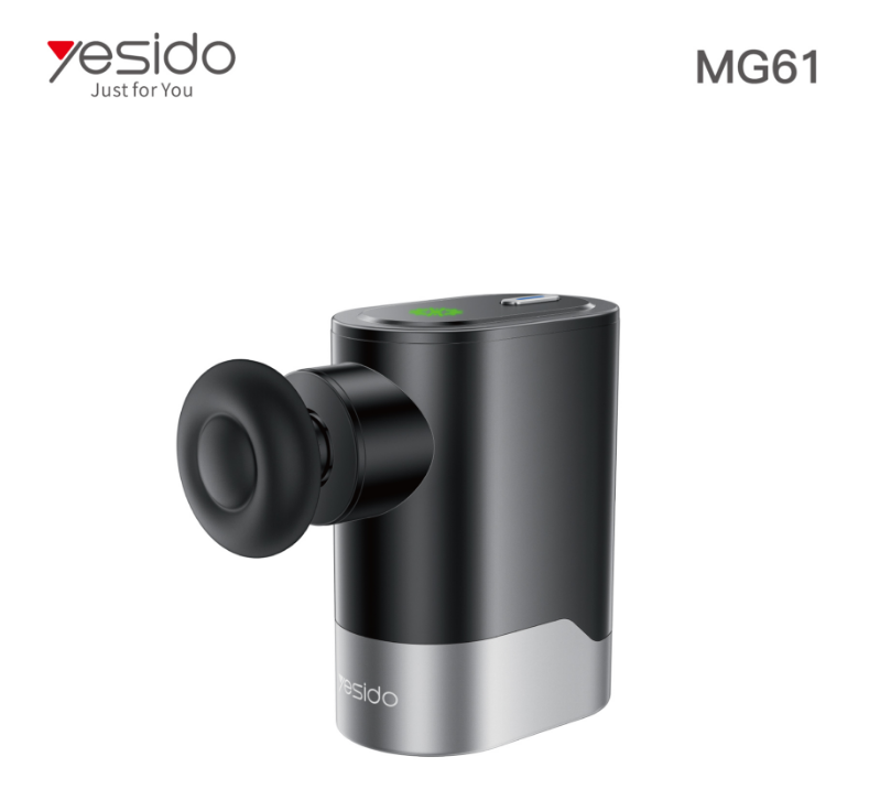 MASSAGE  GUN 
 YESIDO MG61 BlACK