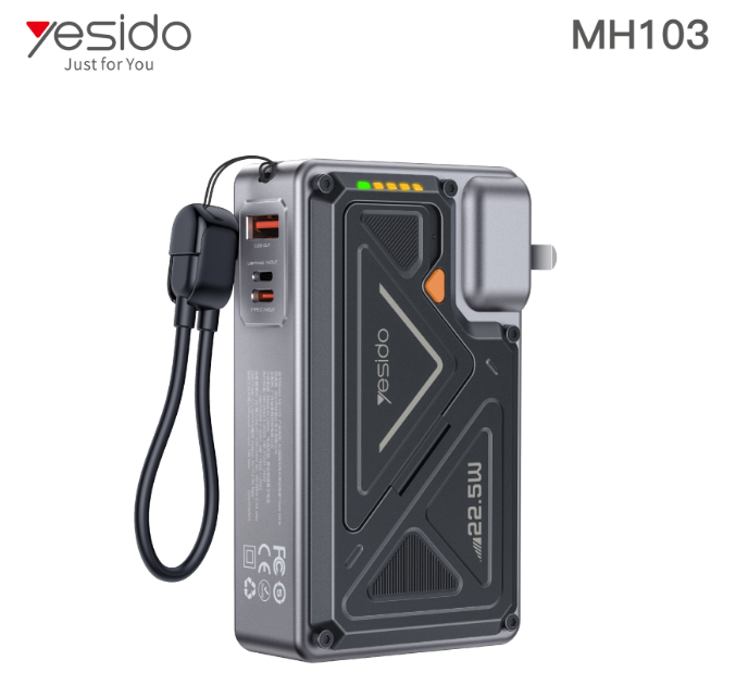 Powerbank YESIDO MH103 BlACK