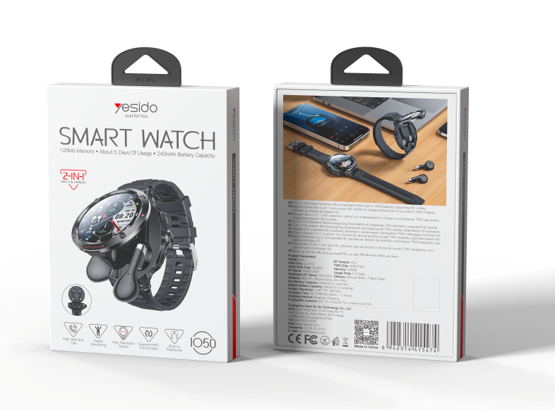 Sports Watch Yesido IO50 Black