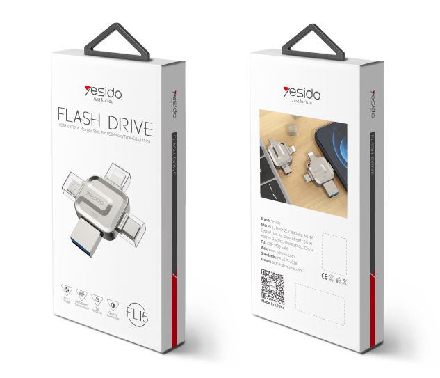 Flash Drive Yesido FL15-64GB Silver