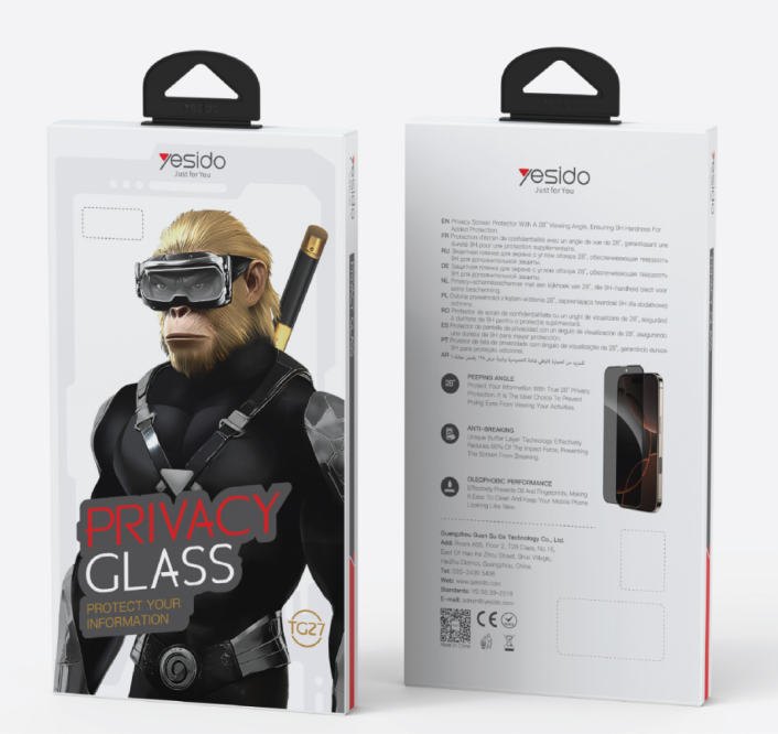 Privacy Tempered glass film（for iP17) TG27