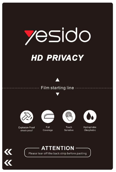 Imported high-definition privacy film TG30-50pcs
