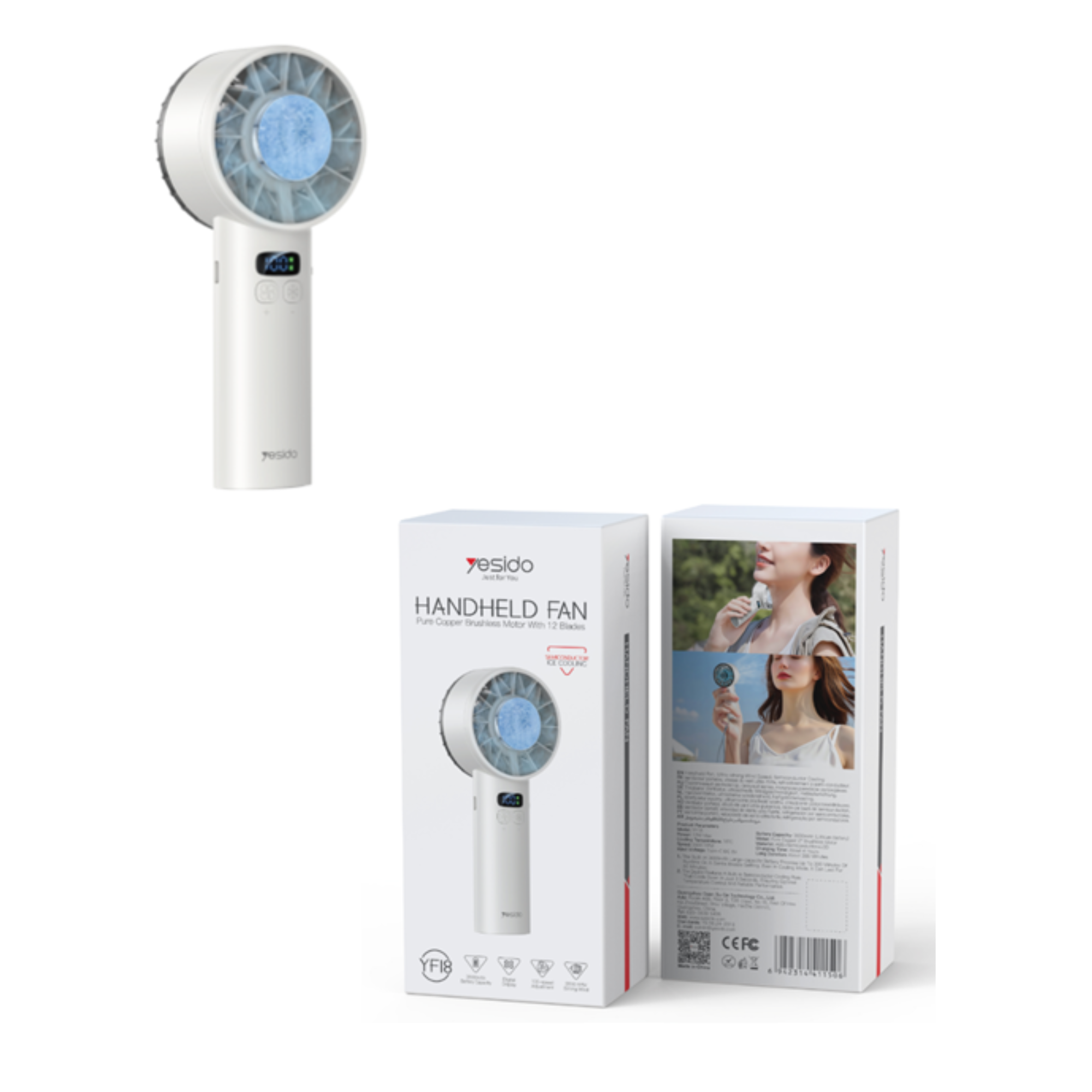 Fans YESIDO YF18 WHITE