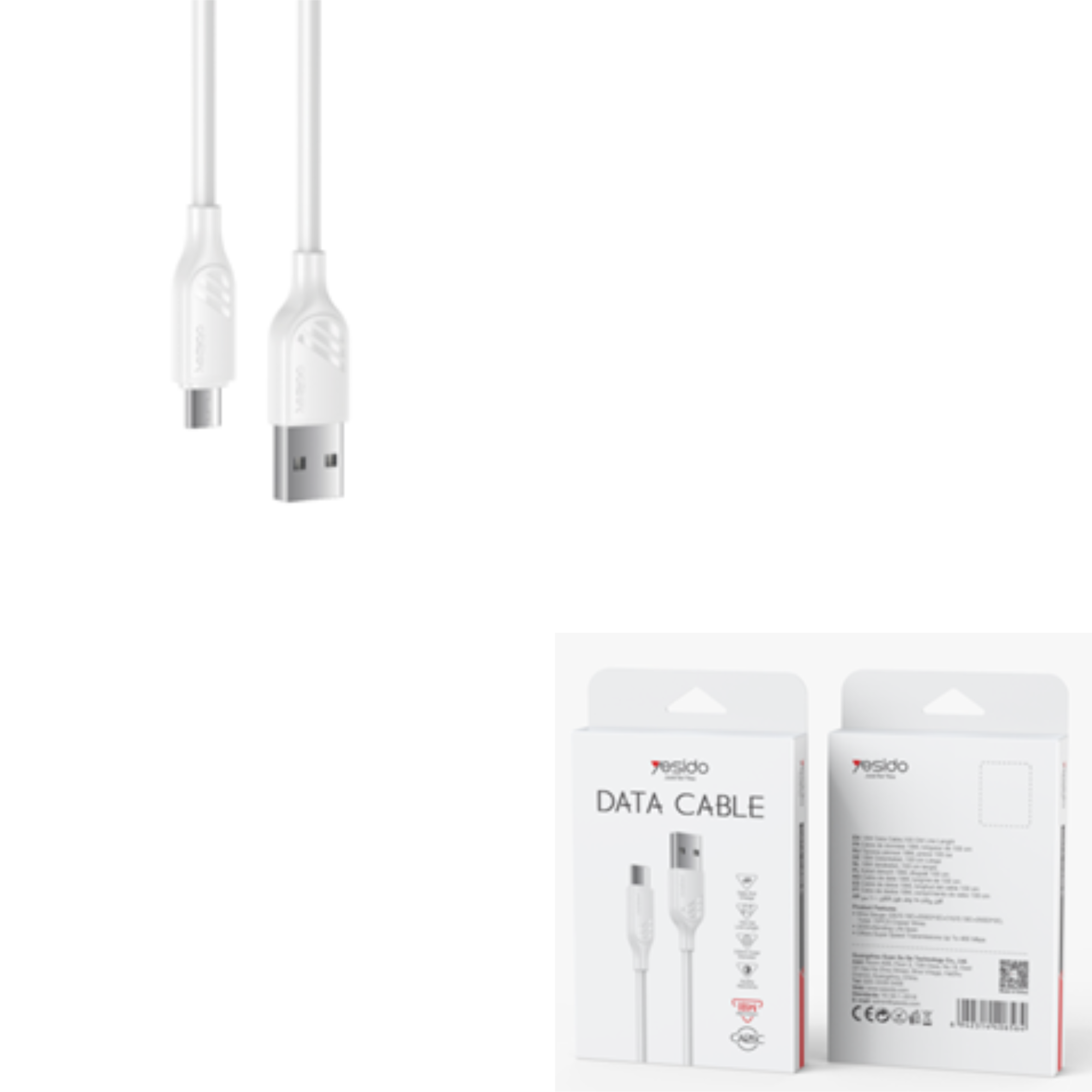 USB-C cable 18W CA126C-white