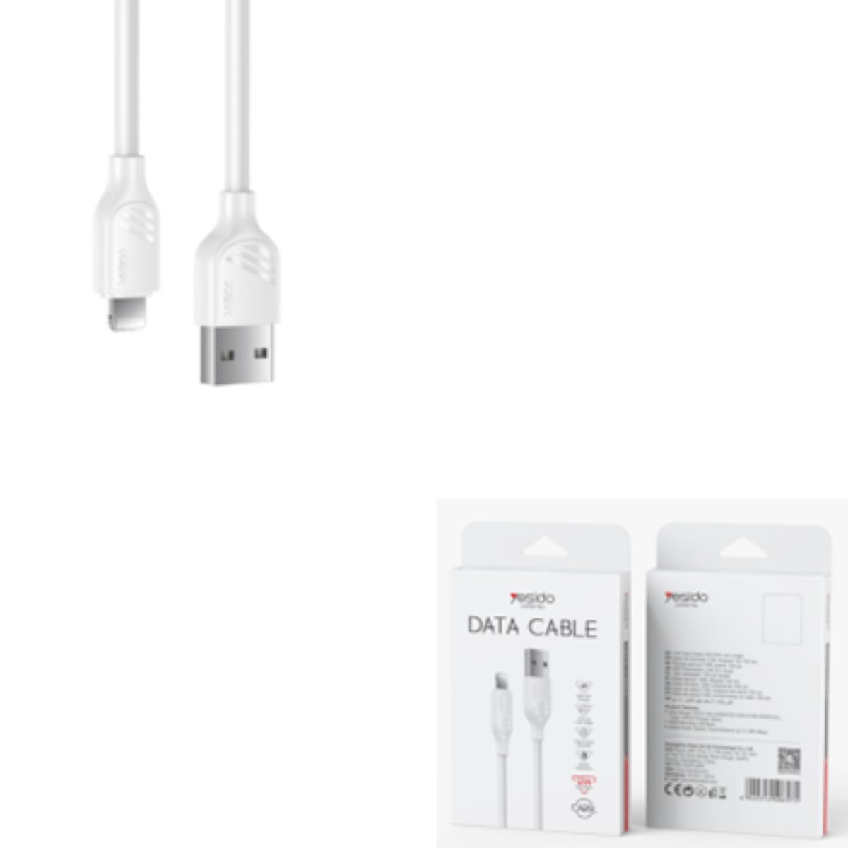 CABLE YESIDO CA126L-white White