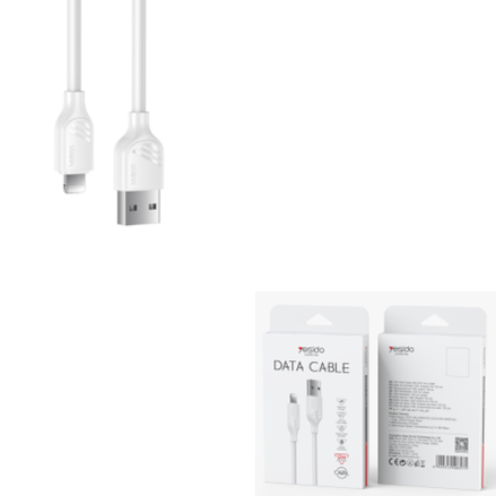 CABLE YESIDO CA126M -white White