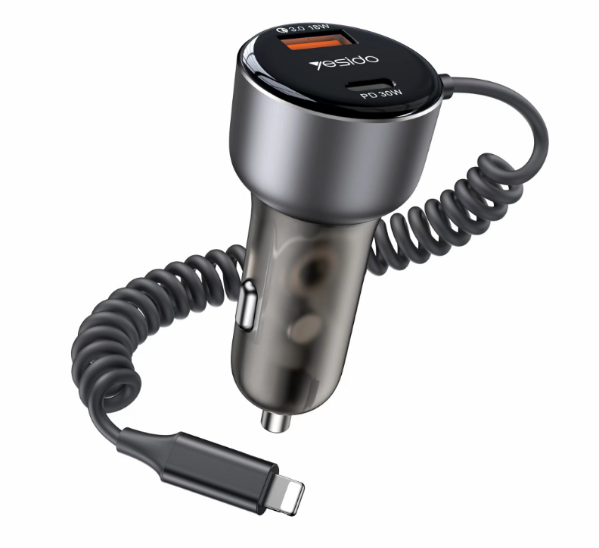 Car charger YESIDO Y57 BLACK