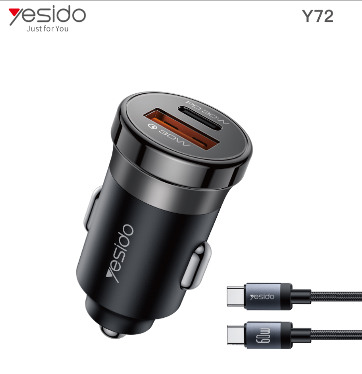 Car charger YESIDO Y72 BLACK
