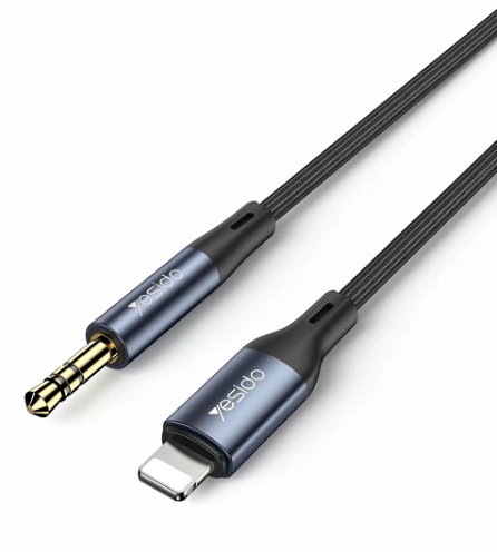 Aux cable YESIDO YAU35 BLACK