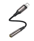 Aux cable YESIDO YAU45 BLACK