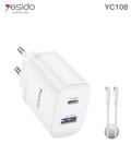 HOME CHARGER YESIDO YC108 White