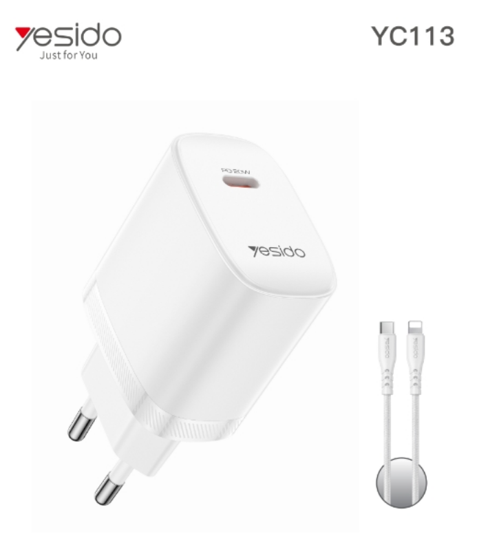 HOME CHARGER YESIDO YC113 White