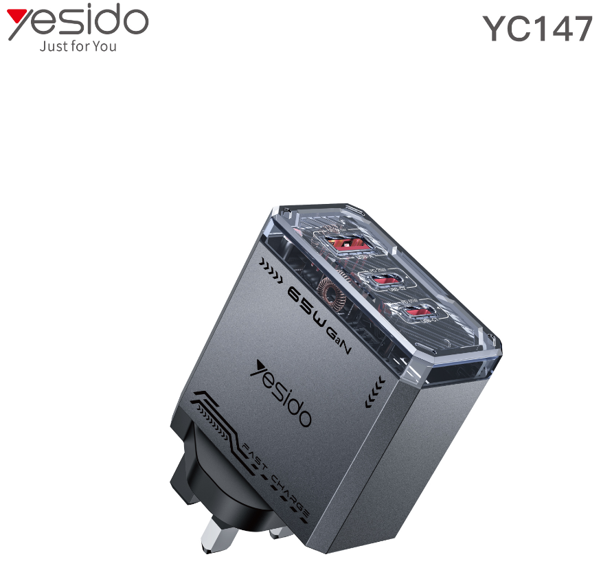 65W Charger-UK YC147