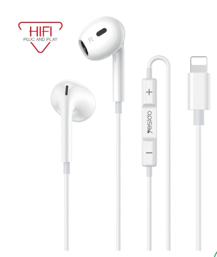 EARPHONE YESIDO YH51 WHITE