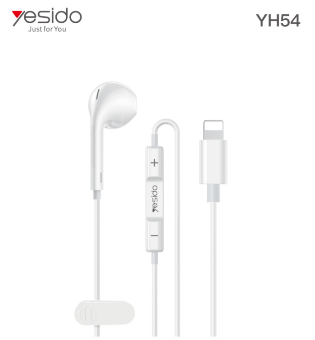 EARPHONE YESIDO YH54 WHITE