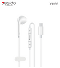 EARPHONE YESIDO YH55 WHITE