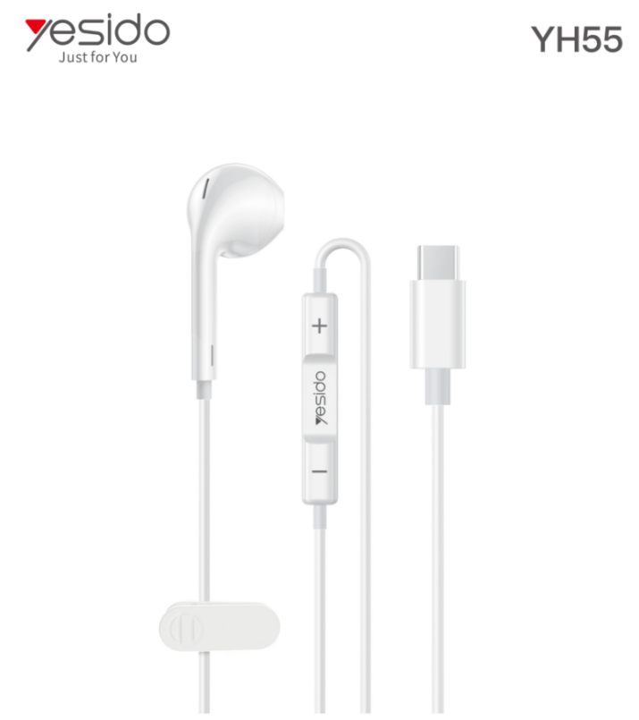 EARPHONE YESIDO YH55 WHITE