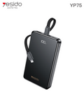 Power bank YESIDO YP75 BLACK
