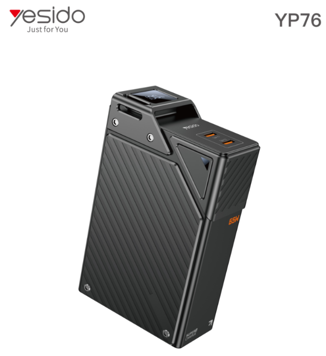 Power bank YESIDO YP76 BLACK