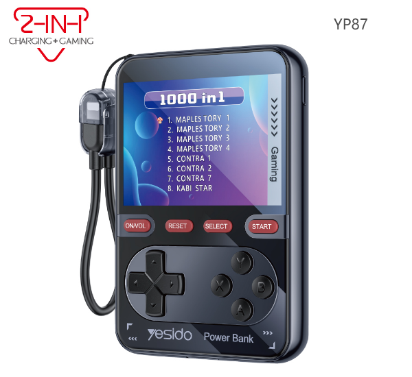 Power bank YESIDO YP87 BLACK